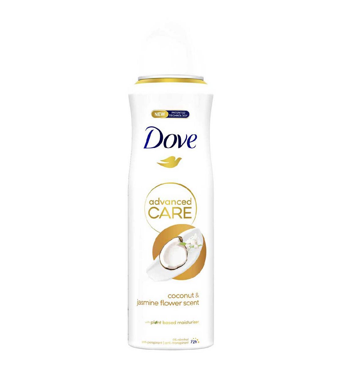 Dove Advanced Care Coconut & Jasmine Anti-Perspirant Deodorant Spray With Plant Based Moisturiser For 72Hour Protection200 ml, 200ml