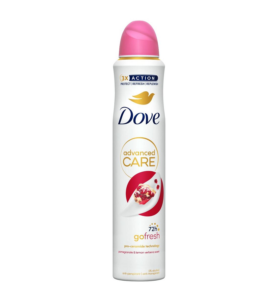 Dove Advanced Care Go Fresh Pomegranate & Lemon Verbena Anti-Perspirant Deodorant Spray200 ml, 200ml