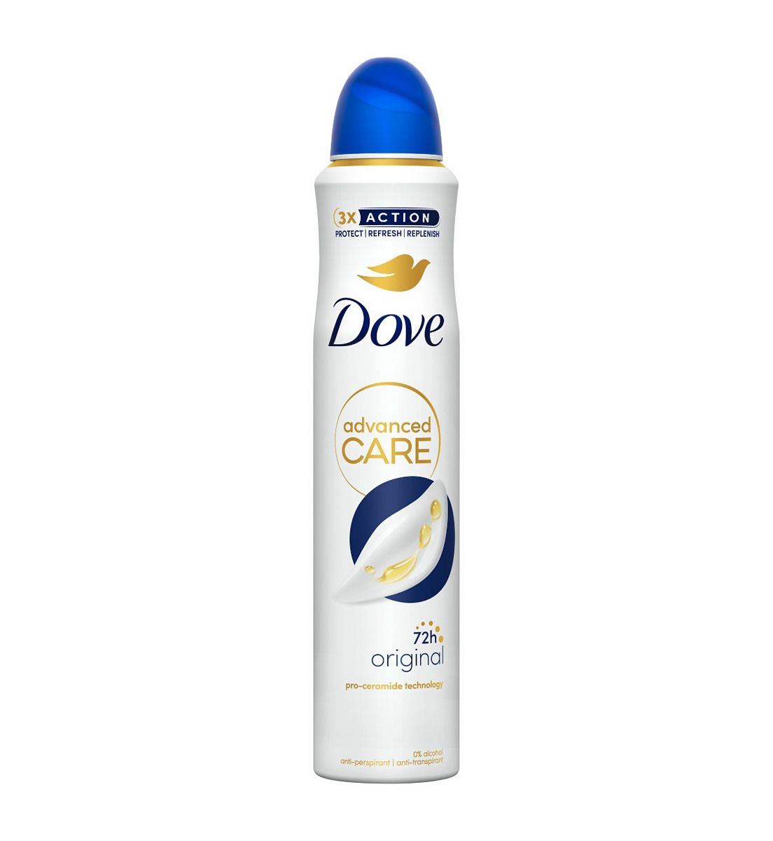 Dove Advanced Care Original Anti-Perspirant Deodorant Spray Aerosol200 ml, 200ml