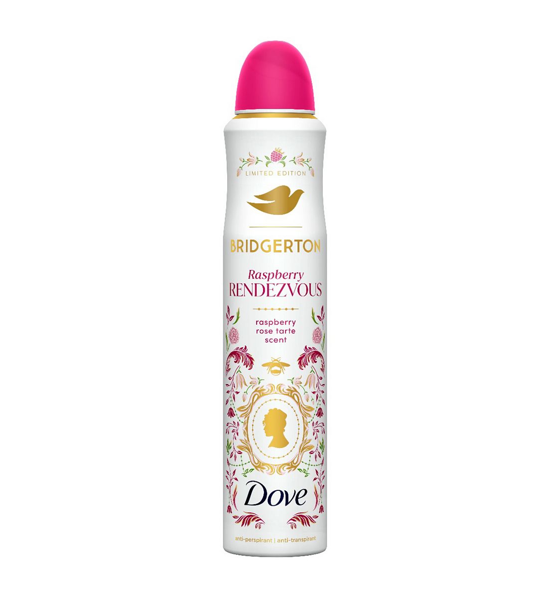 Dove Bridgerton Raspberry Rendezvous Anti-Perspirant Aerosol200 ml, 200ml