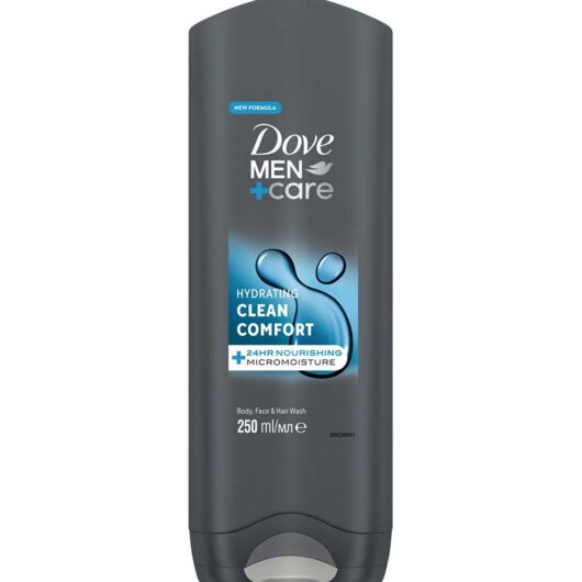 Dove Hydrating 3-In-1 Hair, Face And Body Wash Clean Comfort250 ml, 250ml