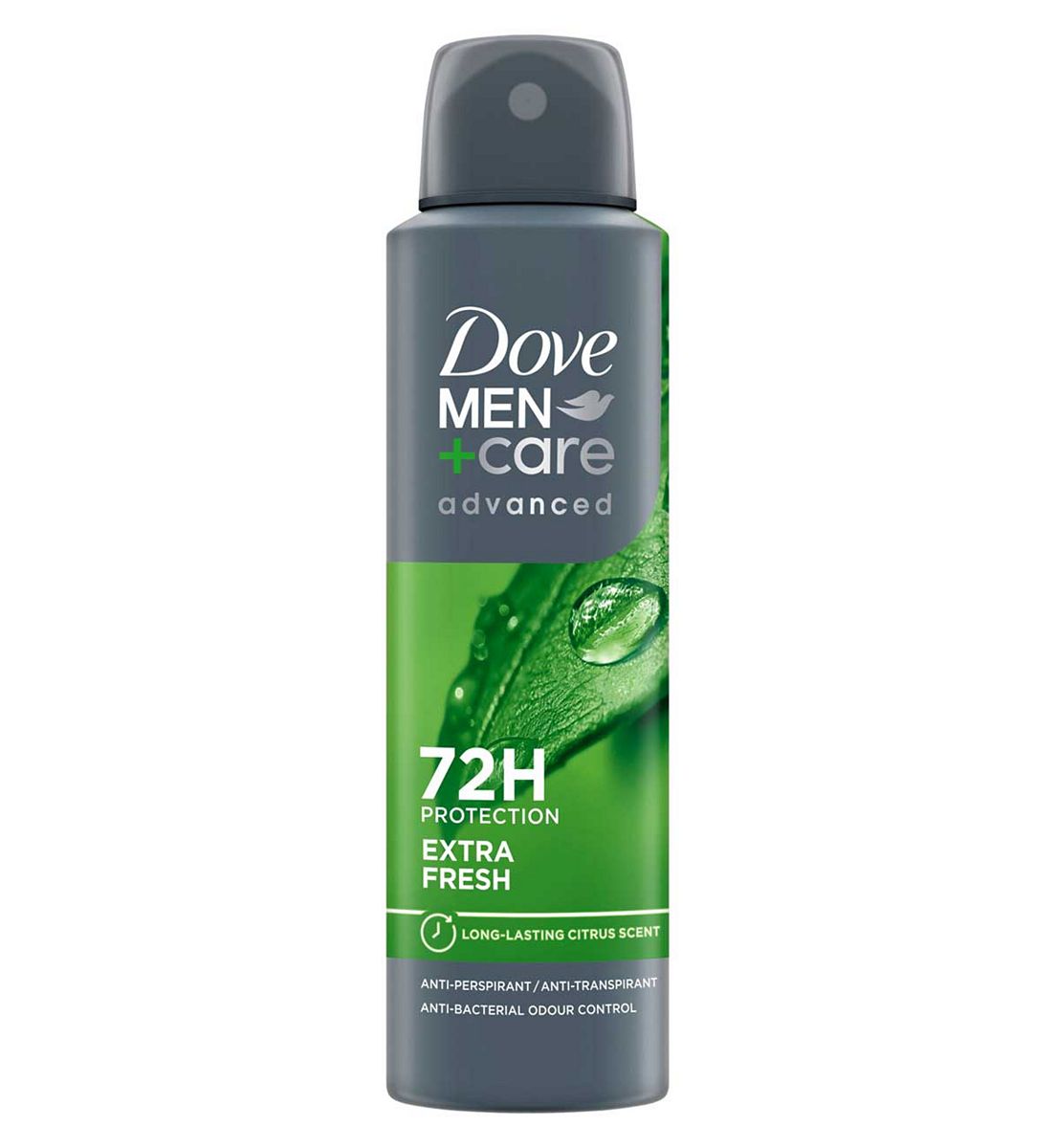 Dove Men+Care Advanced Extra Fresh Deodorant Anti-Perspirant With 1/4Moisturising Cream For 72Hr Sweat & Odour Protection 150ml