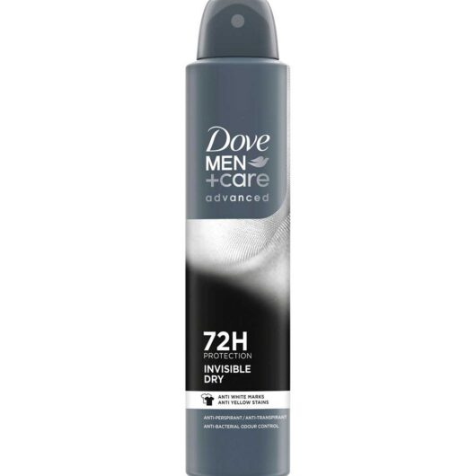 Dove Men+Care Advanced Invisible Dry 72Hr Anti-Perspirant Deodorant Spray Protection From Sweat, Odour And White Marks200 ml, 200ml