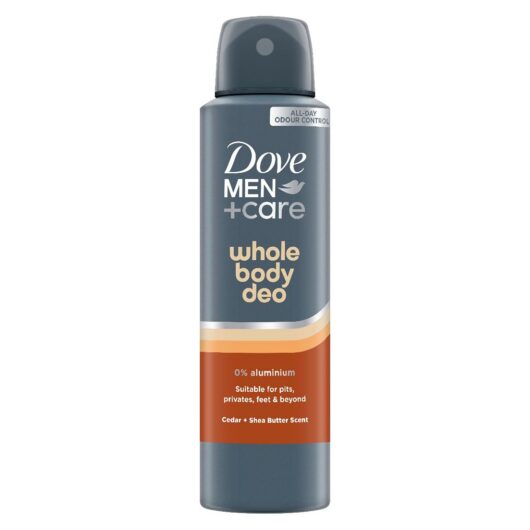 Dove Men+Care Cedar & Shea Butter Whole Body Deodorant 150ml