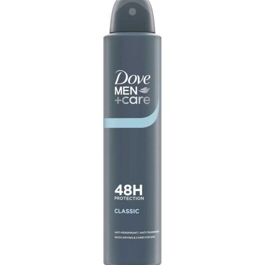 Dove Men+Care Classic Anti-Perspirant Deodorant Spray With 1/4 Moisturising Cream For 48Hr Sweat And Odour Protection200 ml, 200ml