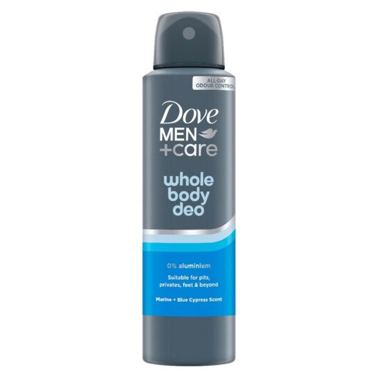 Dove Men+Care Marine & Blue Cypress Whole Body Deodorant 150ml