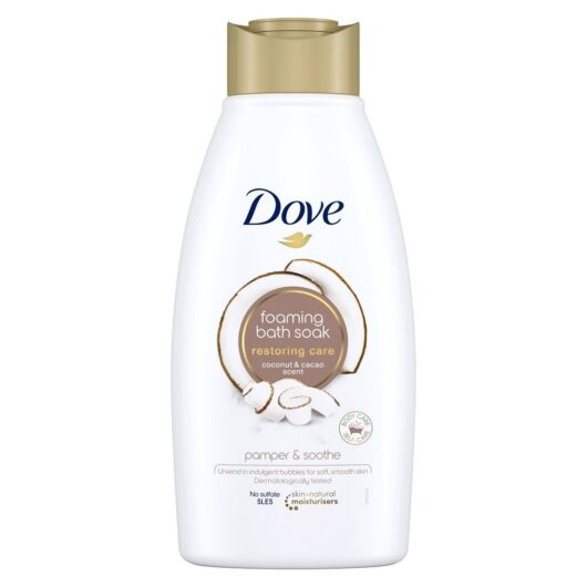 Dove Restoring Care Bath Soak Coconut And Cacao 450ml