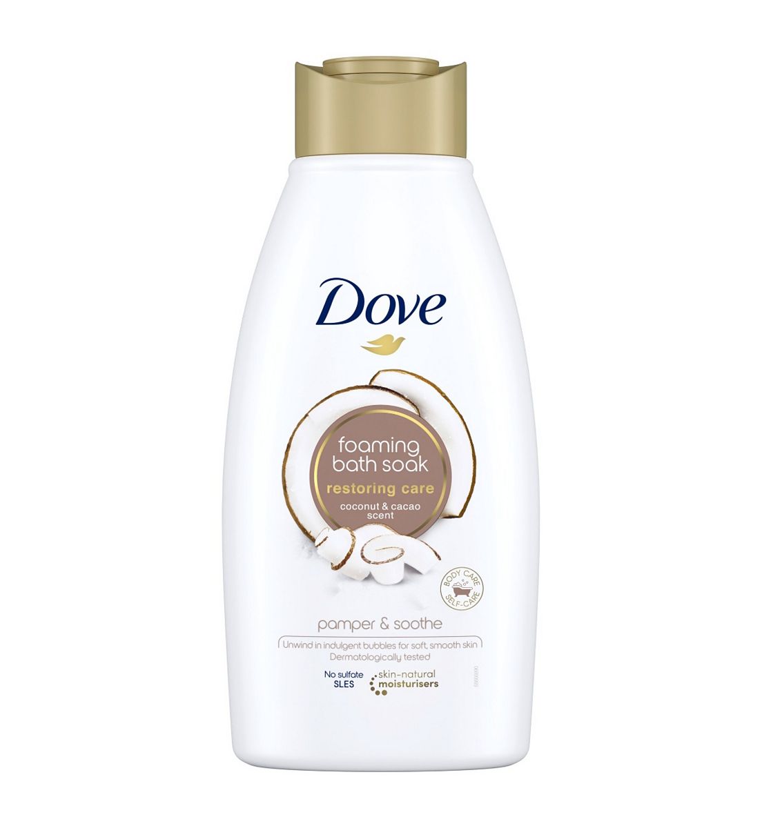 Dove Restoring Care Bath Soak Coconut And Cacao 450ml