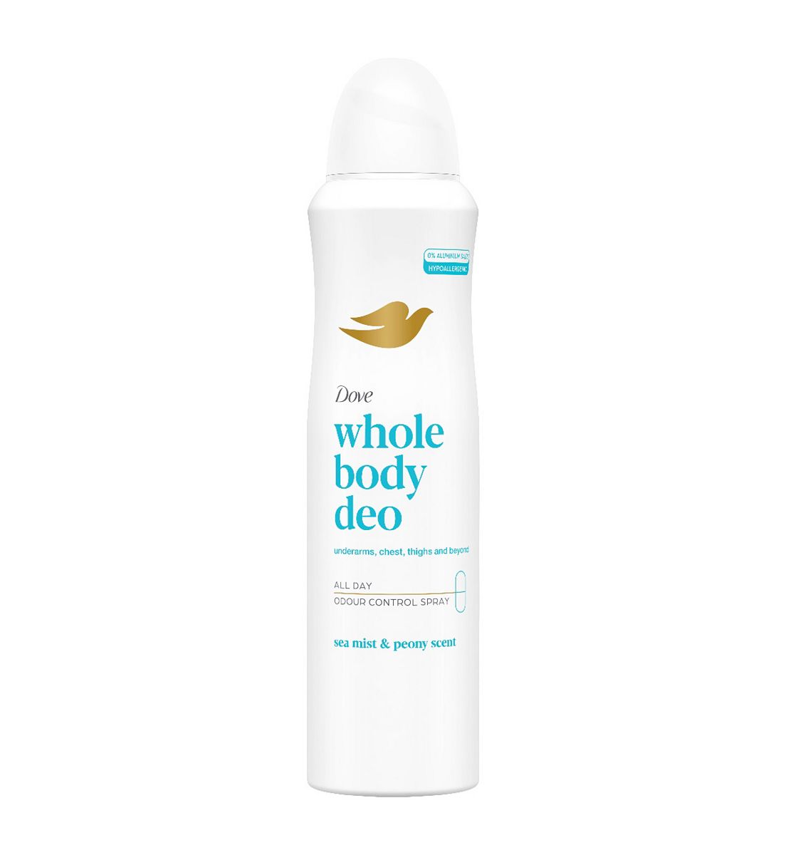 Dove Sea Mist & Peony Whole Body Deodorant Spray 150ml