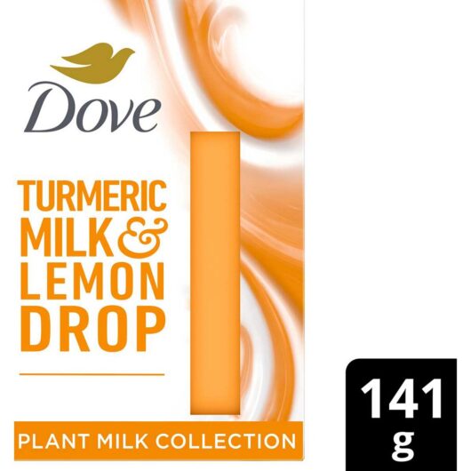 Dove Turmeric Milk And Lemon Drop Bar Soap 1X 141g