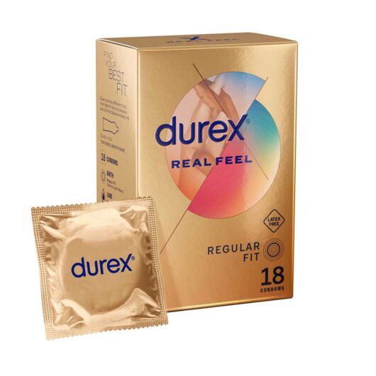Durex Real Feel Condoms - 18 Pack