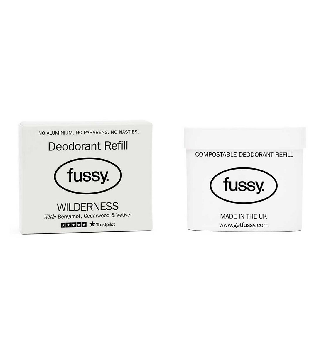 Fussy Deodorant Refill Wilderness 40g