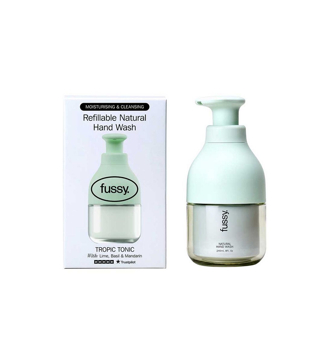 Fussy Refillable Natural Hand Wash Tropic Tonic 240ml
