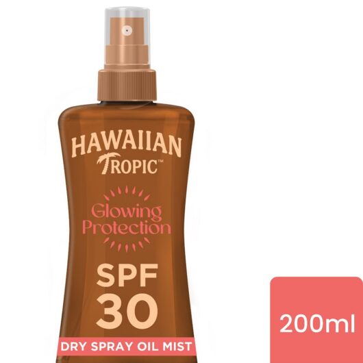 Hawaiian Tropic Glowing Protection Sunscreen Dry Oil Spf 30200 ml, 200ml