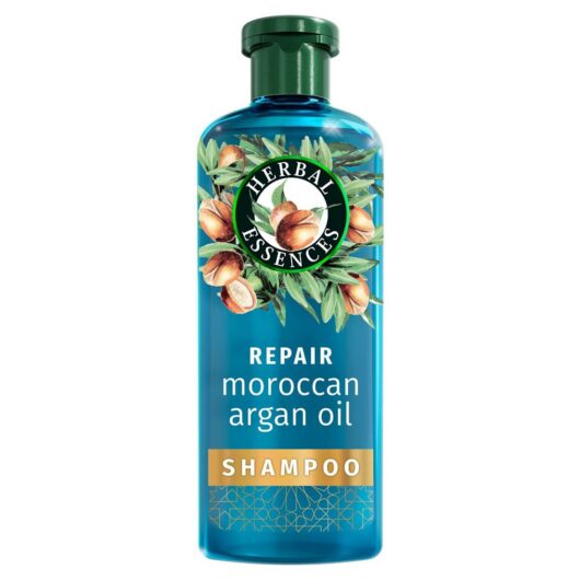 Herbal Essences Argan Oil Repair Shampoo 350Ml To Nourish Damaged Hair, Silicone Free