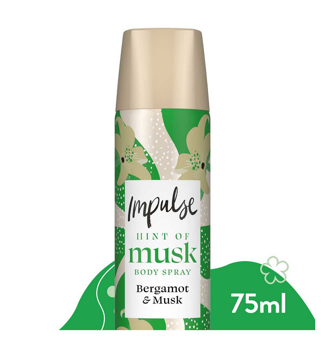 Impulse Body Spray Deodorant Hint Of Musk 75ml