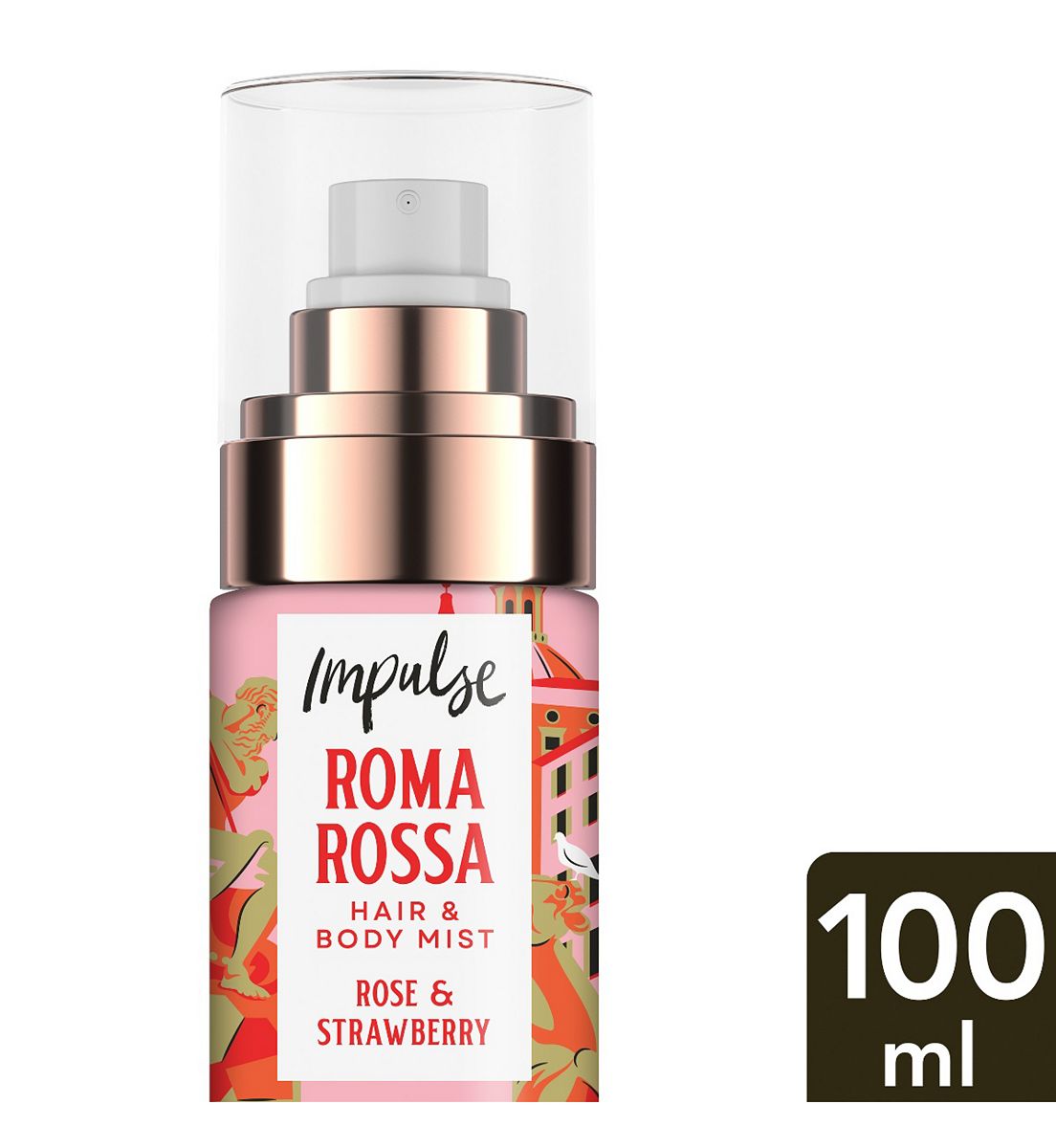 Impulse Roma Rossa Hair & Body Mist Italian Edit Collection 100ml