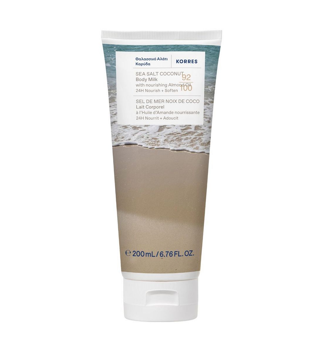 Korres Sea Salt Coconut Body Milk200 ml, 200ml