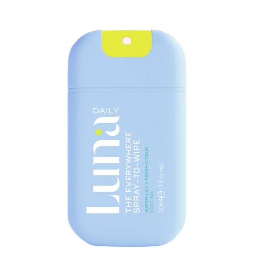 LUNA DAILY The Everywhere Spray To Wipe Cooling Ph- Balancing Body Cleansing Water Lily & Citrus 30ml