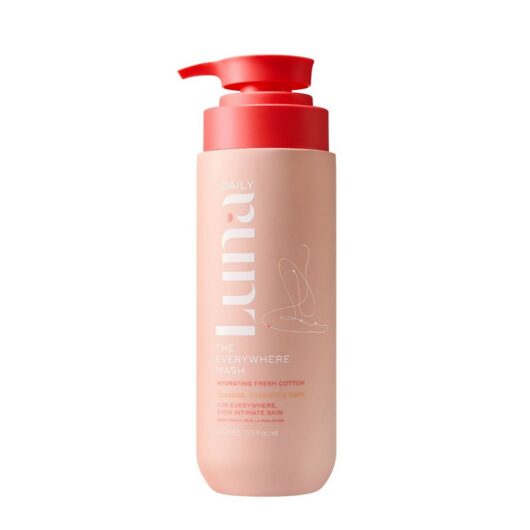 LUNA DAILY The Everywhere Wash Ph And Microbiome Balancing Body For All Skin Fresh Cotton 400ml