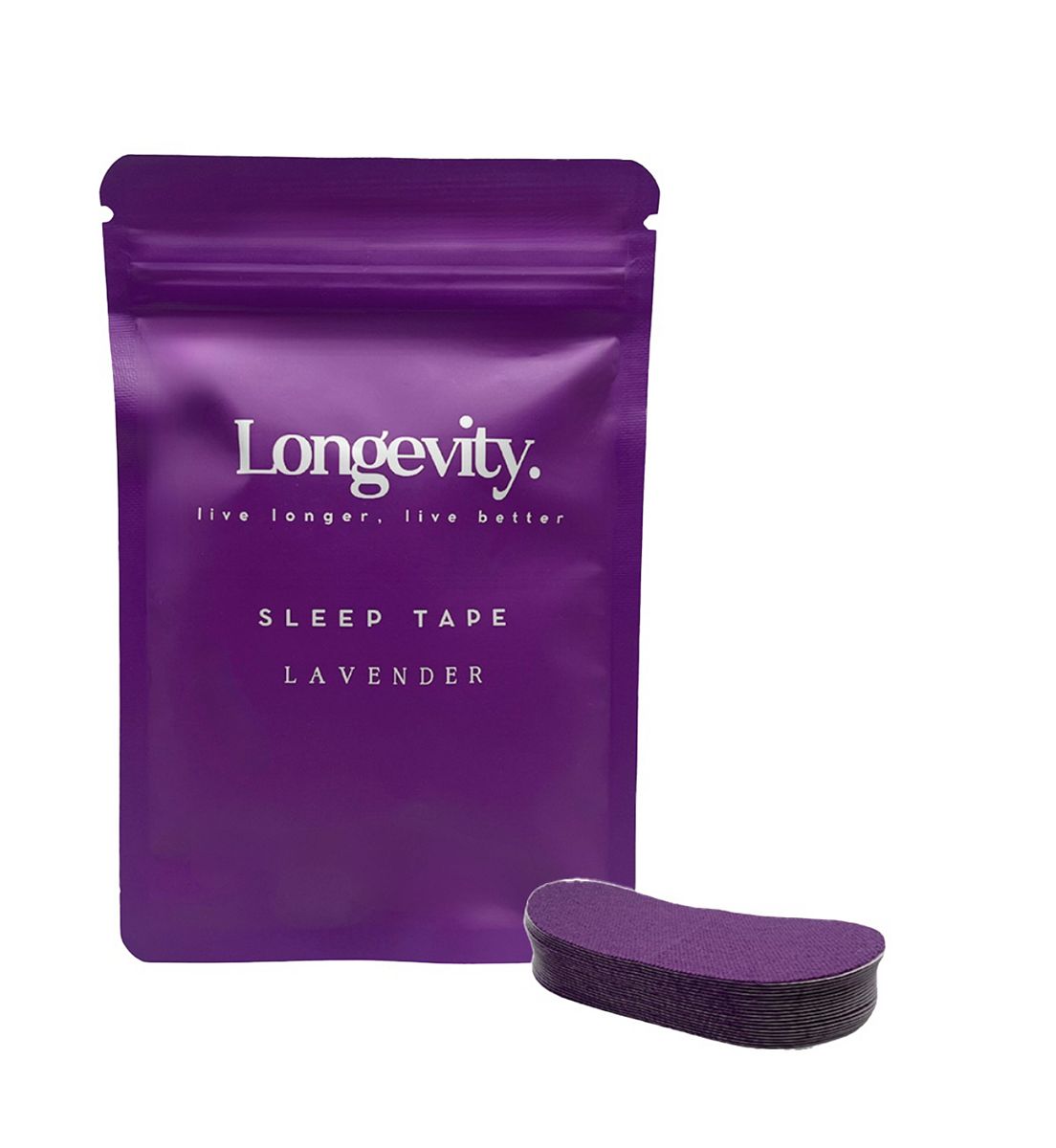 Longevity Sleep Tape Strips Lavender - 30