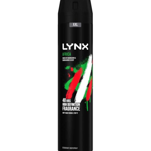 Lynx Africa Aerosol Bodyspray Deodorant250 ml, 250ml