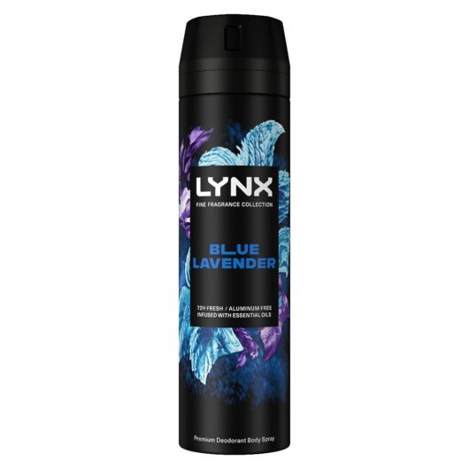 Lynx Blue Lavender 72Hr Premium Body Spray200 ml, 200ml