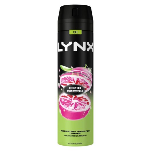 Lynx Epic Fresh Deodorant Body Spray250 ml, 250ml