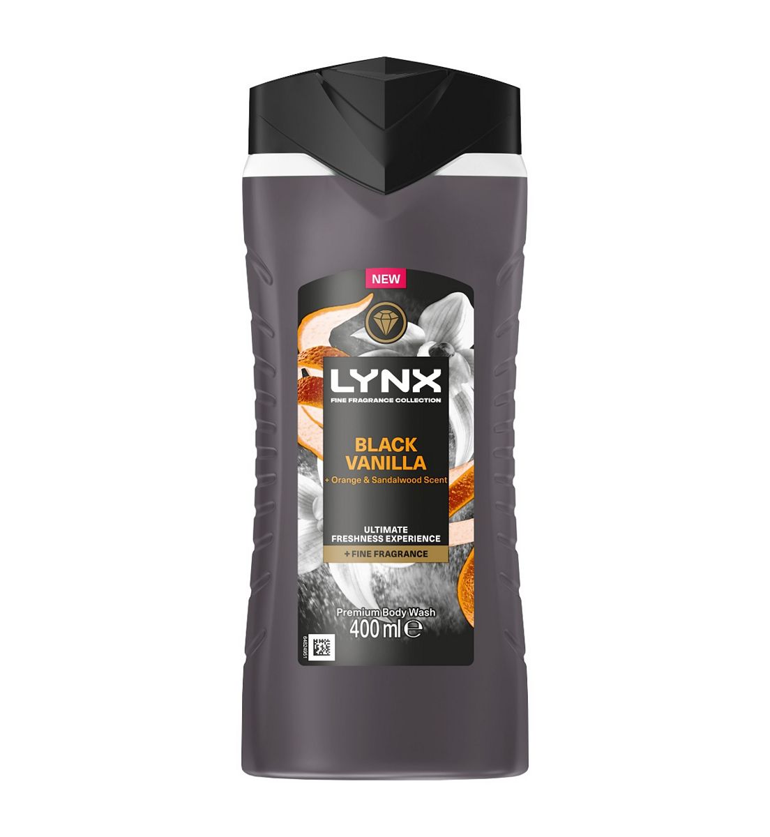 Lynx Fine Fragrance Black Vanilla Premium Body Wash 400ml