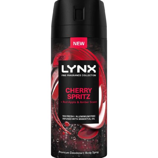 Lynx Fine Fragrance Cherry Spritz 72Hr Deodorant Spray 150ml