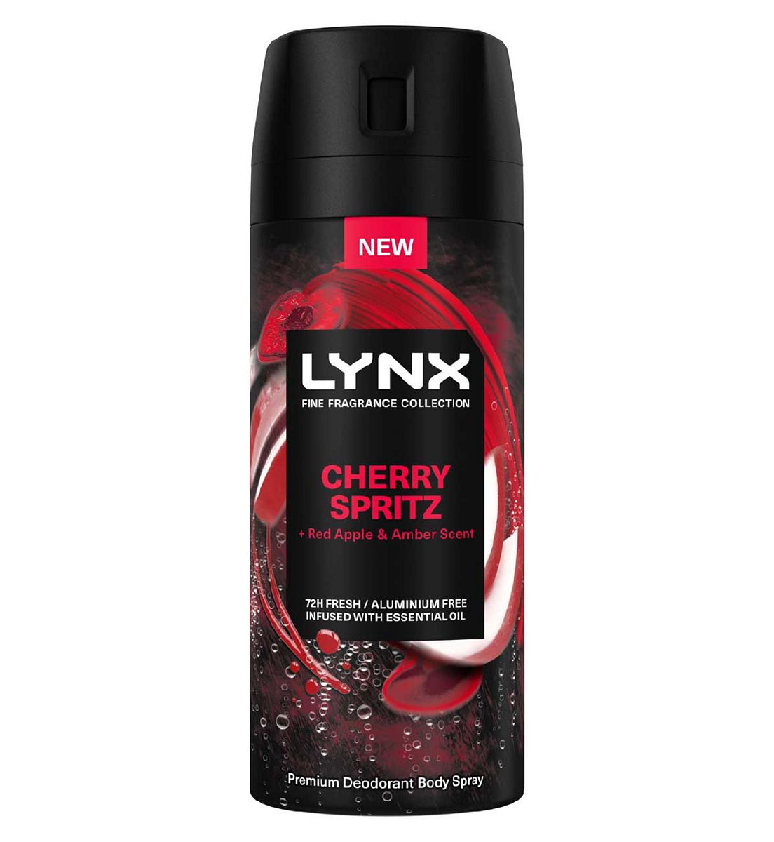 Lynx Fine Fragrance Cherry Spritz 72Hr Deodorant Spray 150ml