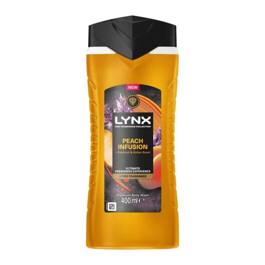Lynx Fine Fragrance Peach Infusion Premium Body Wash 400ml