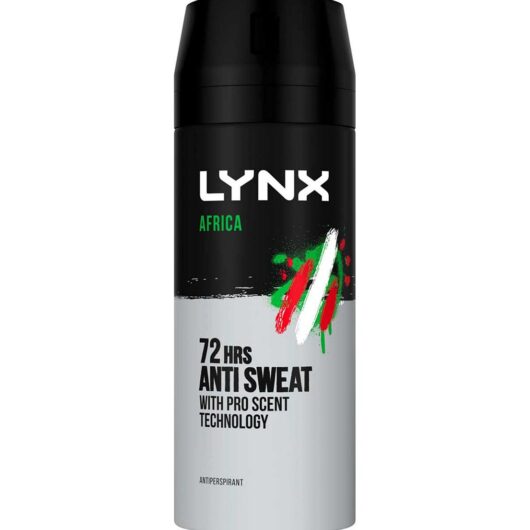 Lynx Limited Edition Africa 25 Years Anti-Perspirant Deodorant Spray For Men 150ml