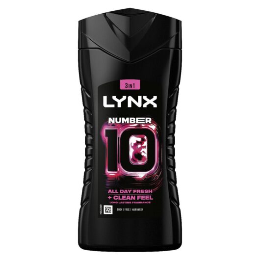 Lynx Number 10 Body Wash Shower Gel For Men 225ml