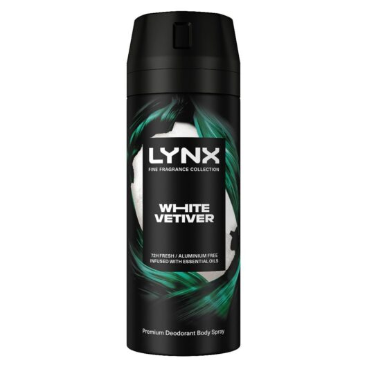 Lynx White Vetiver Premium Deodorant Body Spray 150ml