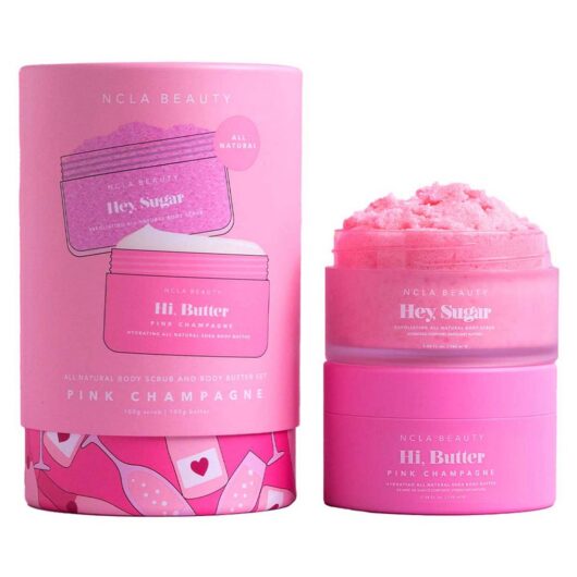 NCLA Beauty Ncla Pink Champagne Body Care Set - 2 Pcs 100Ml Each
