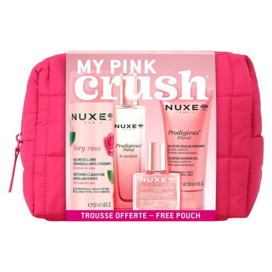 NUXE Prodigieux Floral Travel Kit My Pink Crush