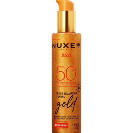 NUXE Sun Oil Gold Shimmer High Protection Spf50 150ml