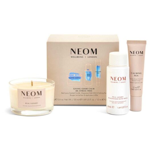 Neom Wellbeing Giving Good Calm De-Stress Trio