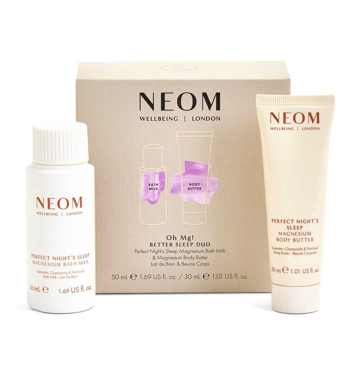 Neom Wellbeing Oh Mg Better Sleep Duo
