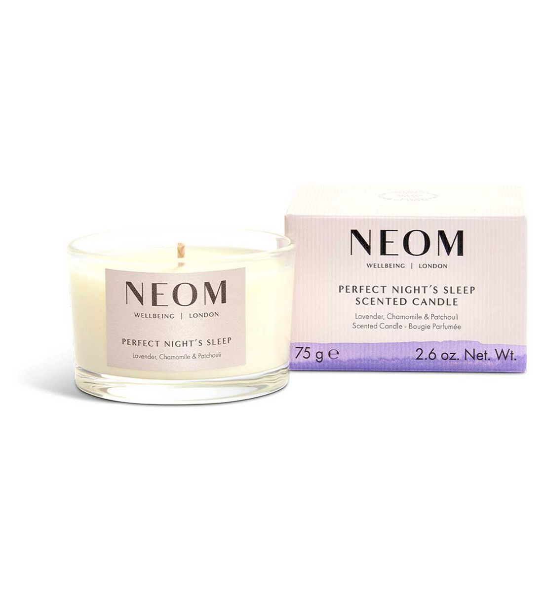 Neom Wellbeing Perfect Nights Sleep Travel Candle 75g