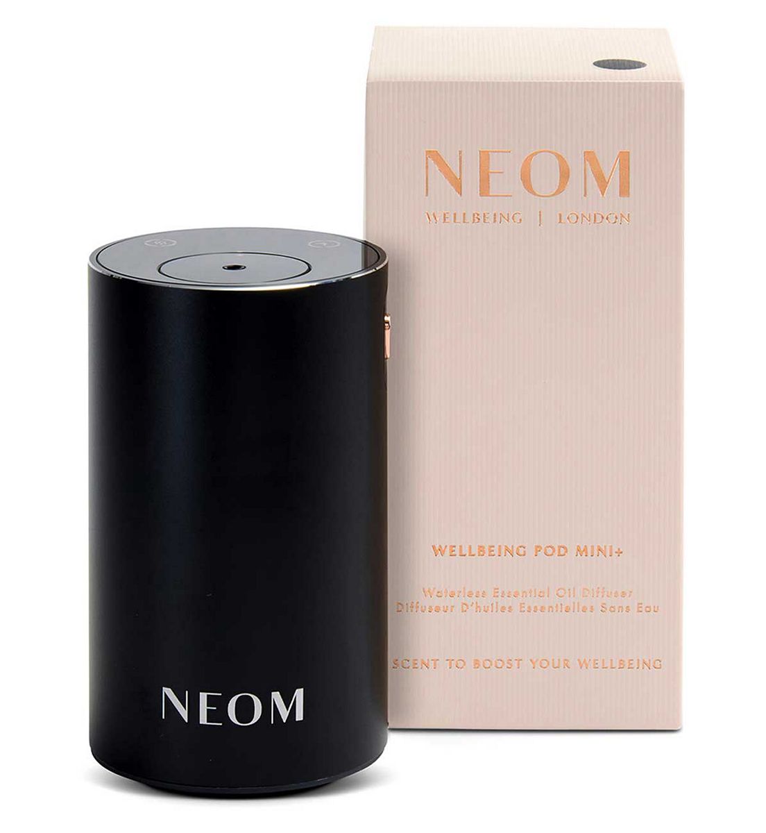 Neom Wellbeing Pod Mini + Diffuser Black
