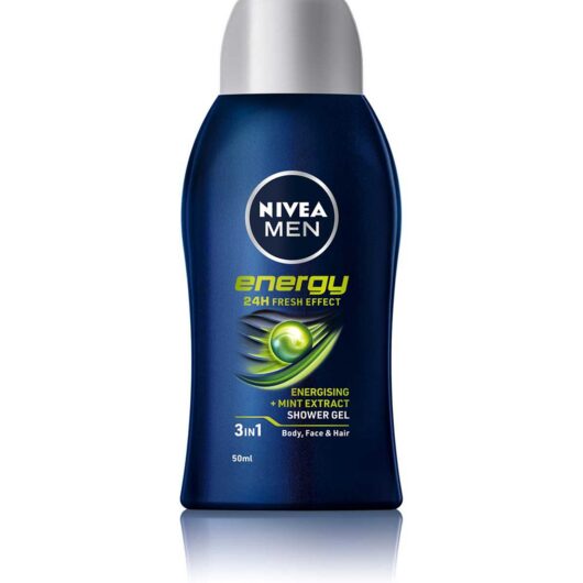 Nivea Men Energy Shower Gel For Body, Face & Hair 50ml