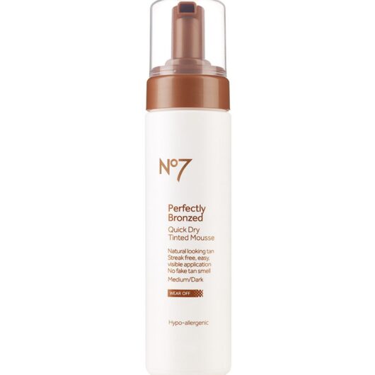 No7 Perfectly Bronzed Self Tan Mousse200 Ml Medium/dark, 200ml