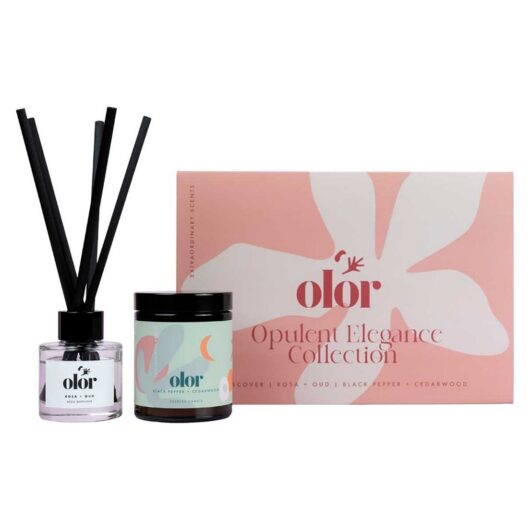 OLOR Opulent Elegance Collection Candle And Diffuser Gift Set