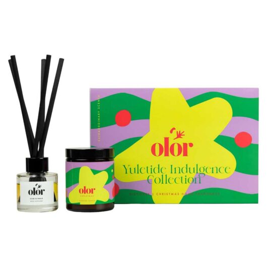 OLOR Yuletide Indulgence Collection Candle And Diffuser Gift Set