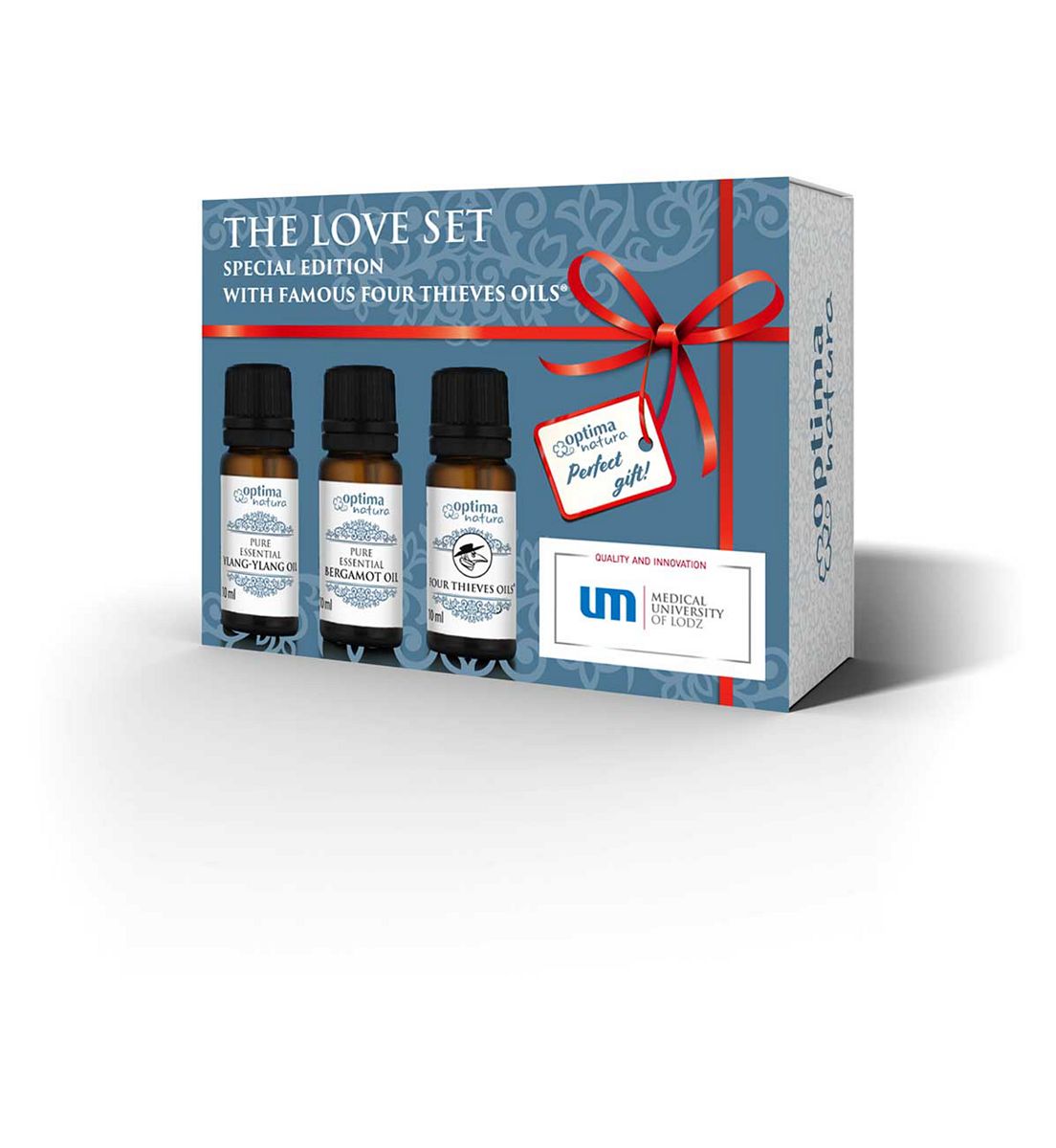 OPTIMA NATURA Love Set Aromatherapy Four Thieves Oils Bergamot Ylang