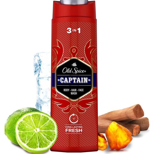 Old Spice Captain 3-In-1 Long-Lasting Fresh Shower Gel & Shampoo 400ml