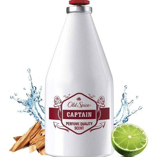 Old Spice Captain Aftershave Lotion For Men 100Ml With Perfume Quality Scent Br/>