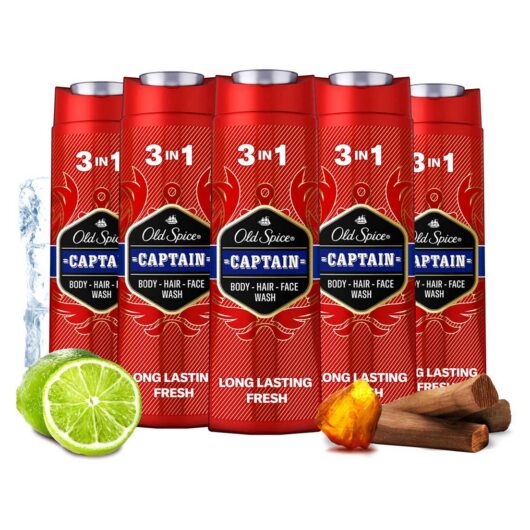 Old Spice Captain Shower Gel Bundle X5
